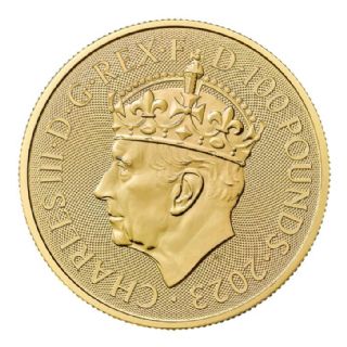 100 Pounds Incoronazione di Re Carlo III